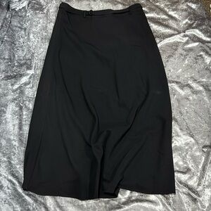 East 5th Black Maxi A-Line Skirt for Work